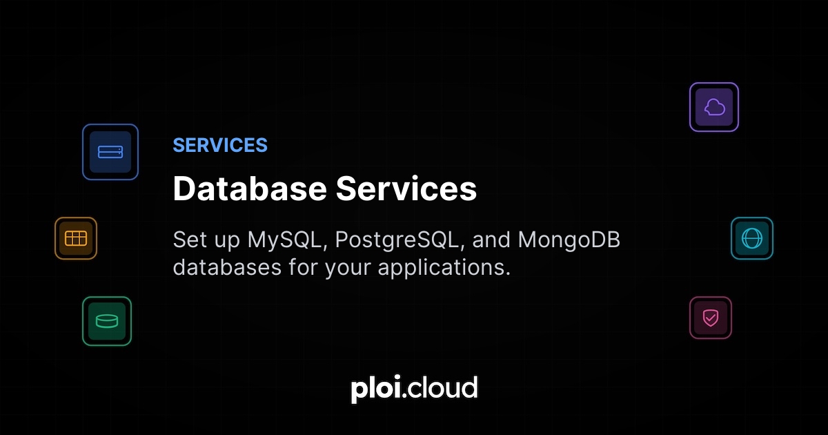 Database Services - Ploi Cloud