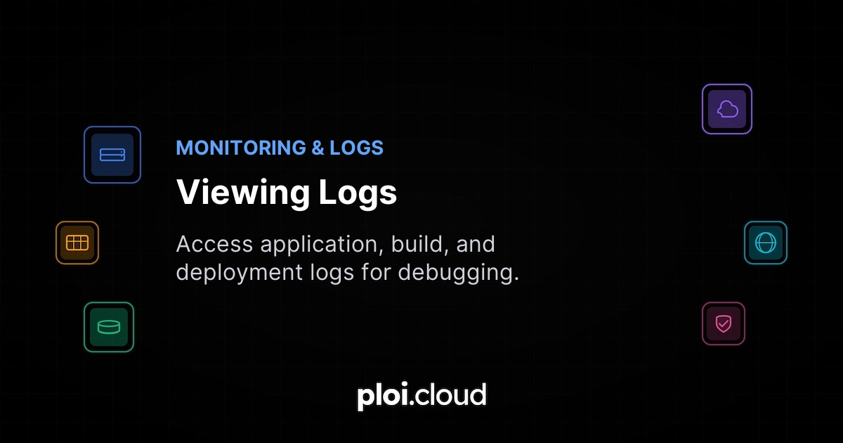 Viewing Logs - Ploi Cloud