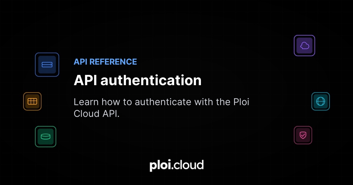 API authentication - Ploi Cloud