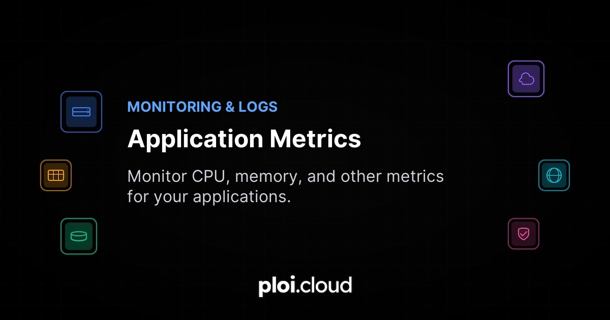 Application Metrics - Ploi Cloud