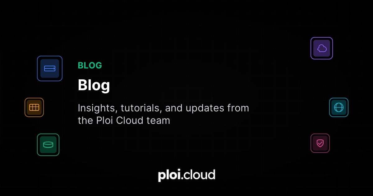 Blog - Ploi Cloud