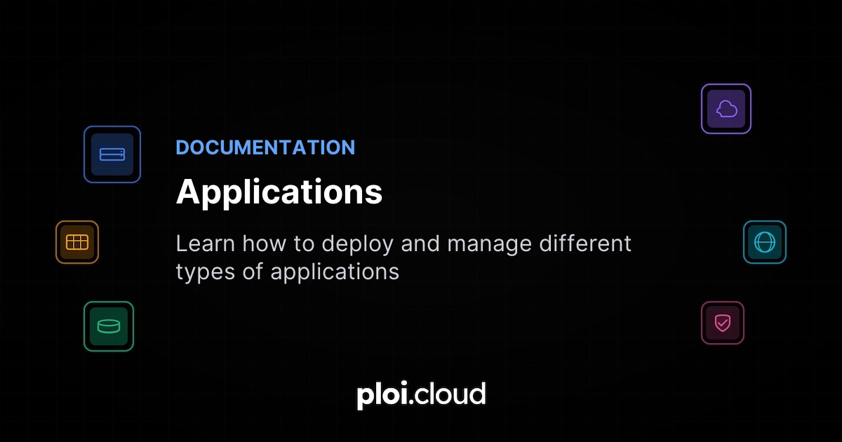 Applications Documentation - Ploi Cloud