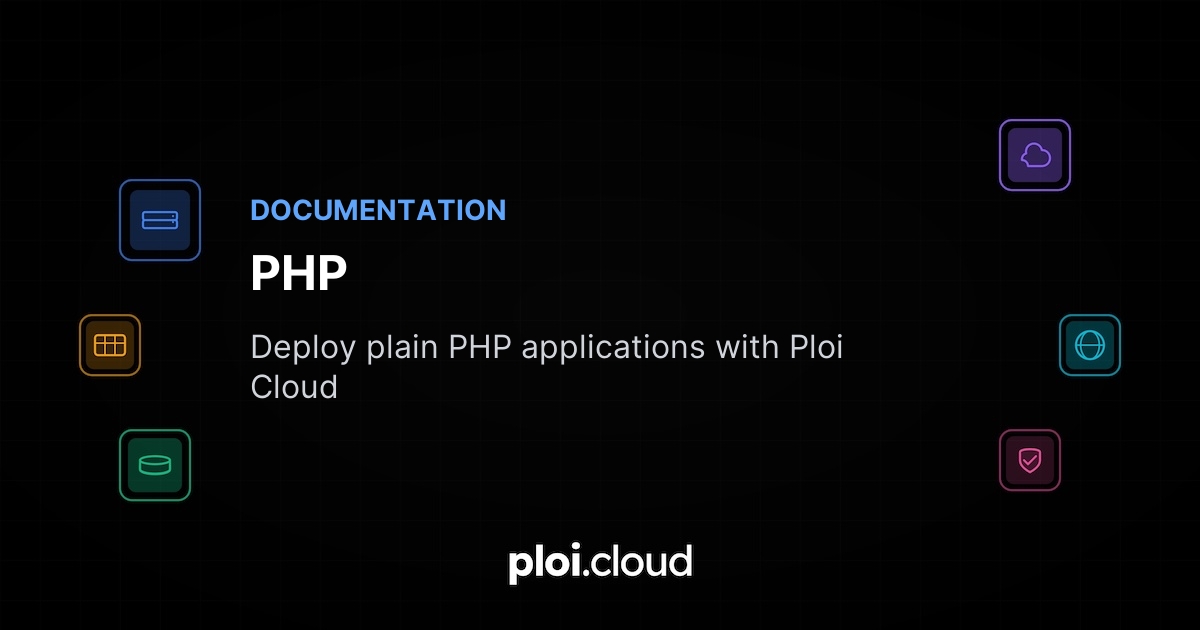 PHP Documentation - Ploi Cloud